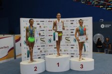 Bədii gimnastika üzrə Azərbaycan Çempionatının ikinci gününün mükafatçıları mükafatlandırılıb (FOTO)