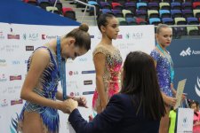 Bədii gimnastika üzrə Azərbaycan Çempionatının ikinci gününün mükafatçıları mükafatlandırılıb (FOTO)
