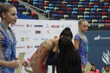 Bədii gimnastika üzrə Azərbaycan Çempionatının ikinci gününün mükafatçıları mükafatlandırılıb (FOTO)