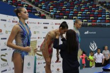 Bədii gimnastika üzrə Azərbaycan Çempionatının ikinci gününün mükafatçıları mükafatlandırılıb (FOTO)