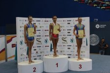 Bədii gimnastika üzrə Azərbaycan Çempionatının ikinci gününün mükafatçıları mükafatlandırılıb (FOTO)