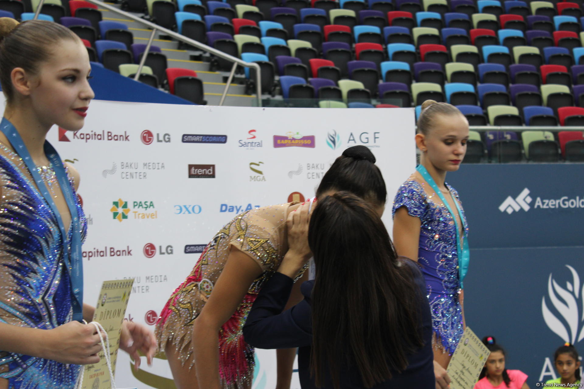 Bədii gimnastika üzrə Azərbaycan Çempionatının ikinci gününün mükafatçıları mükafatlandırılıb (FOTO)