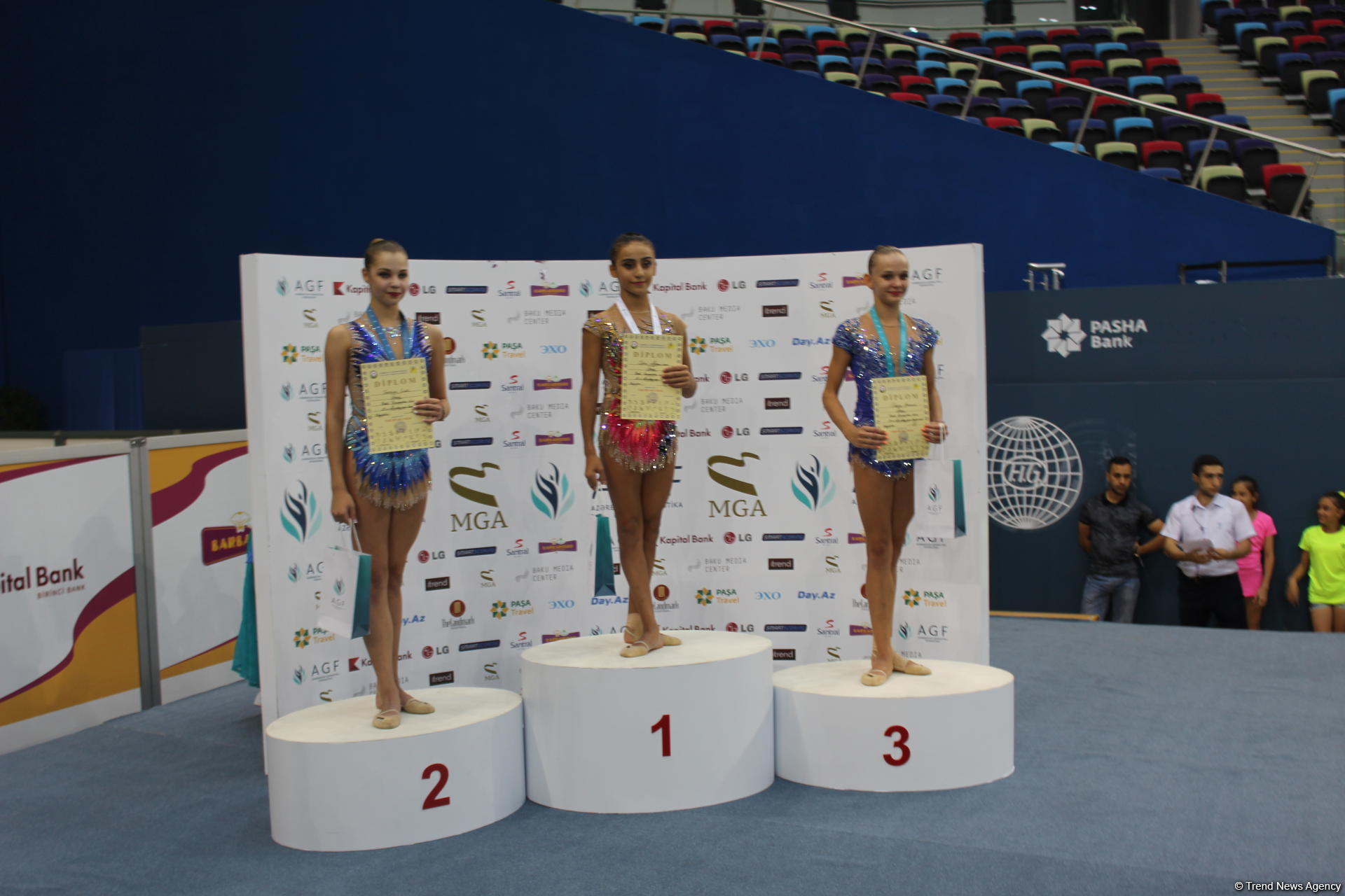 Bədii gimnastika üzrə Azərbaycan Çempionatının ikinci gününün mükafatçıları mükafatlandırılıb (FOTO)