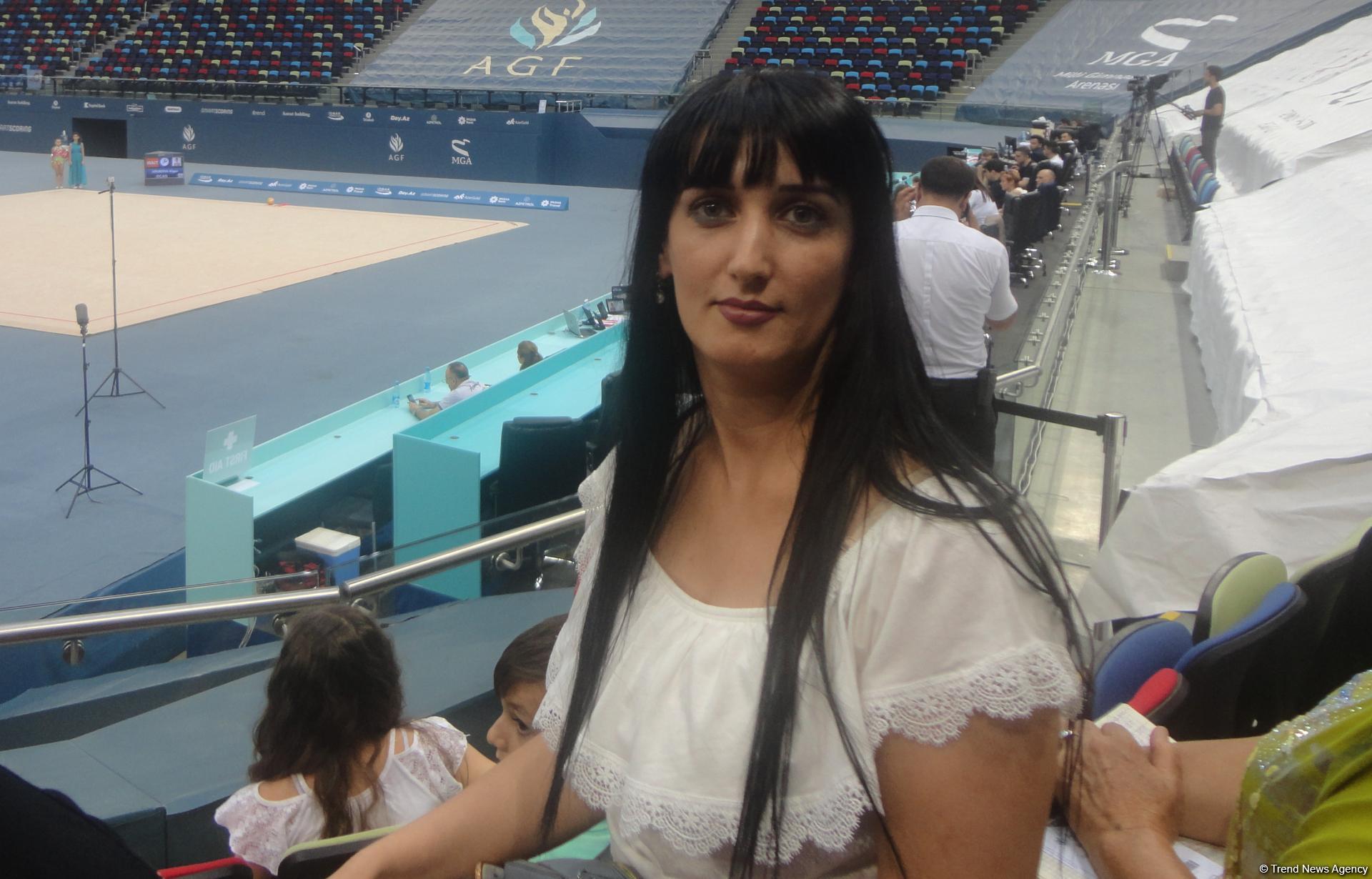Tamaşaçı: Milli Gimnastika Arenasında yarışların təşkili yüksək səviyyədədir