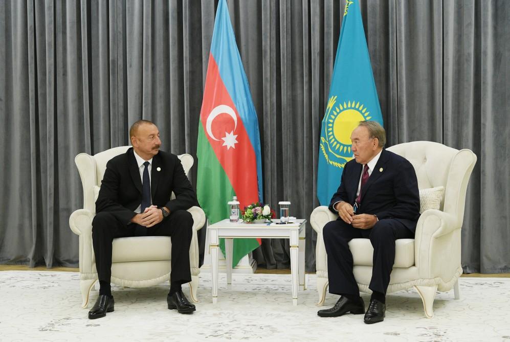 Aktauda Azərbaycan Prezidenti İlham Əliyevin və Qazaxıstan Prezidenti Nursultan Nazarbayevin görüşü olub (YENİLƏNİB) (FOTO)