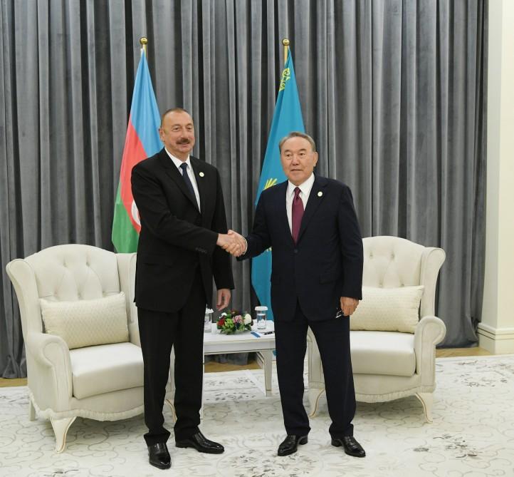 Aktauda Azərbaycan Prezidenti İlham Əliyevin və Qazaxıstan Prezidenti Nursultan Nazarbayevin görüşü olub (YENİLƏNİB) (FOTO)