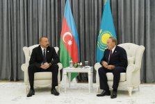 Aktauda Azərbaycan Prezidenti İlham Əliyevin və Qazaxıstan Prezidenti Nursultan Nazarbayevin görüşü olub (YENİLƏNİB) (FOTO)