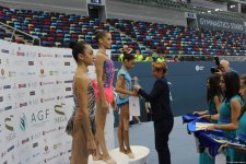 Bədii gimnastika üzrə 25-ci Azərbaycan çempionatı və Bakı birinciliyinin sonuncu gününün mükafatçıları mükafatlandırılıb (FOTO)