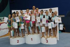 Bədii gimnastika üzrə 25-ci Azərbaycan çempionatı və Bakı birinciliyinin sonuncu gününün mükafatçıları mükafatlandırılıb (FOTO)