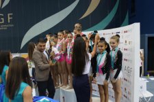 Bədii gimnastika üzrə 25-ci Azərbaycan çempionatı və Bakı birinciliyinin sonuncu gününün mükafatçıları mükafatlandırılıb (FOTO)