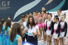 Bədii gimnastika üzrə 25-ci Azərbaycan çempionatı və Bakı birinciliyinin sonuncu gününün mükafatçıları mükafatlandırılıb (FOTO)