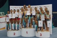 Bədii gimnastika üzrə 25-ci Azərbaycan çempionatı və Bakı birinciliyinin sonuncu gününün mükafatçıları mükafatlandırılıb (FOTO)