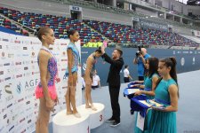 Bədii gimnastika üzrə 25-ci Azərbaycan çempionatı və Bakı birinciliyinin sonuncu gününün mükafatçıları mükafatlandırılıb (FOTO)