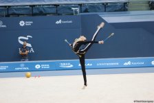 Bədii gimnastika üzrə Azərbaycan çempionatı və Bakı birinciliyi: Ən yaxşı anlar (FOTO)