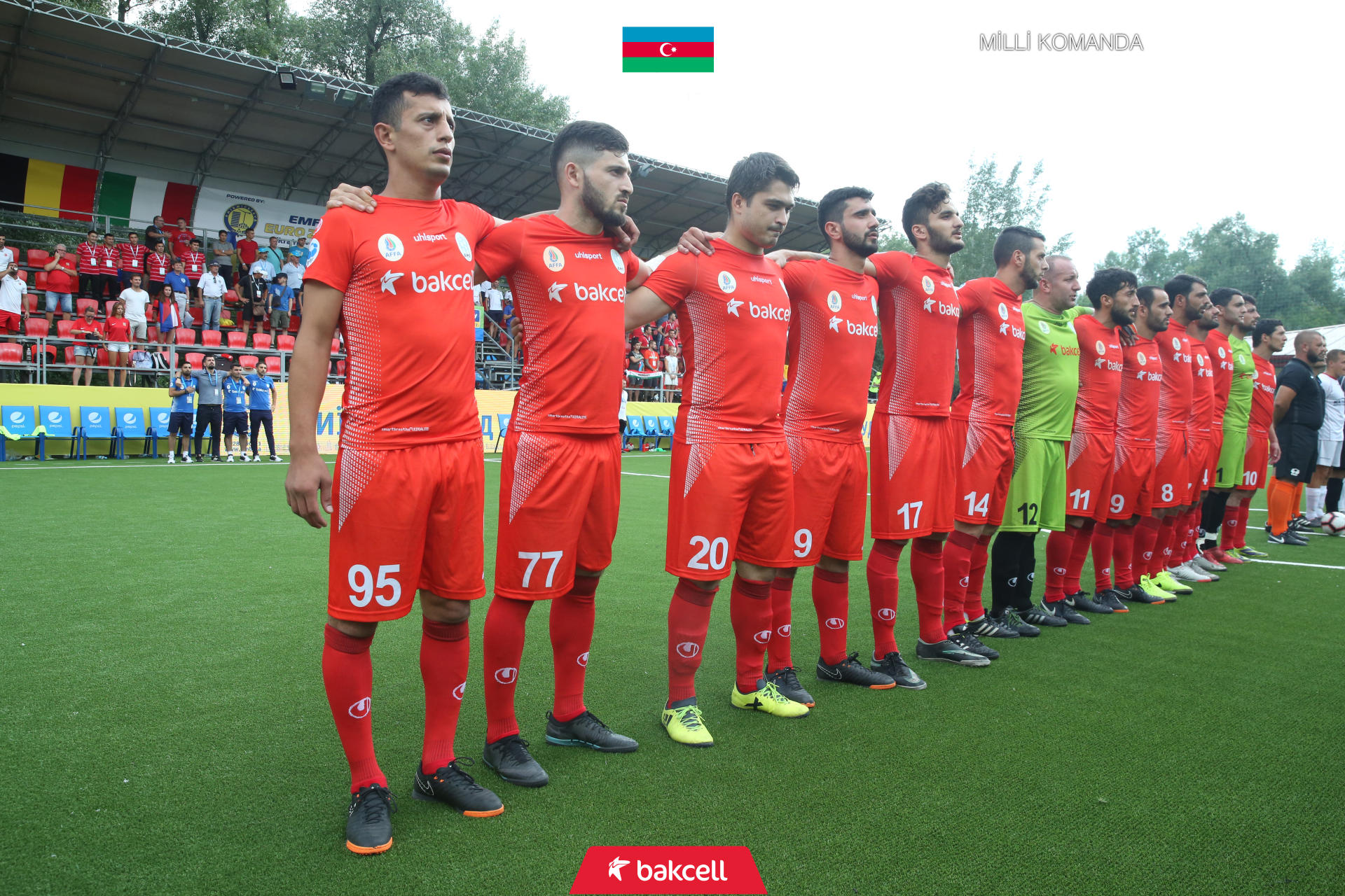 Minifutbol millimizin oyunları canlı yayımda