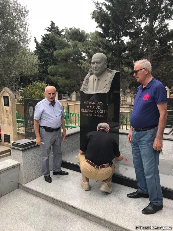 Maqsud Məmmədovun məzarı ziyarət olunub (FOTO)