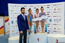 Bədii gimnastika üzrə “GymBala” beynəlxalq turnirinin ilk gününün mükafatçıları mükafatlandırılıb (FOTO)