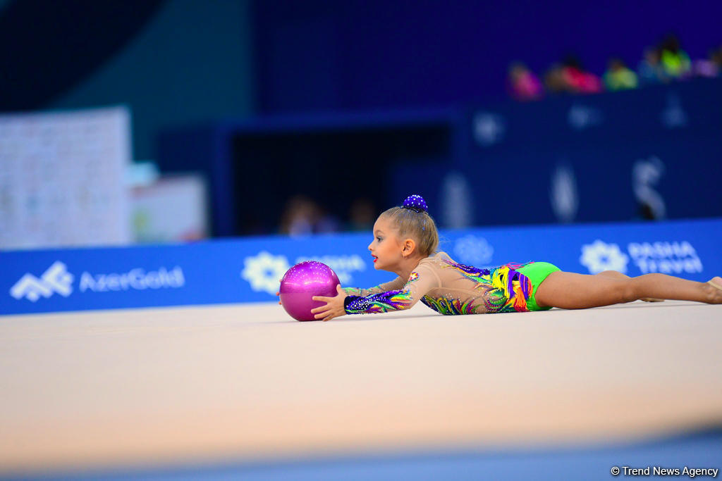 ‪Milli Gimnastika Arenasında “GymBala” beynəlxalq turnirinin birinci günü yekunlaşıb (FOTO)