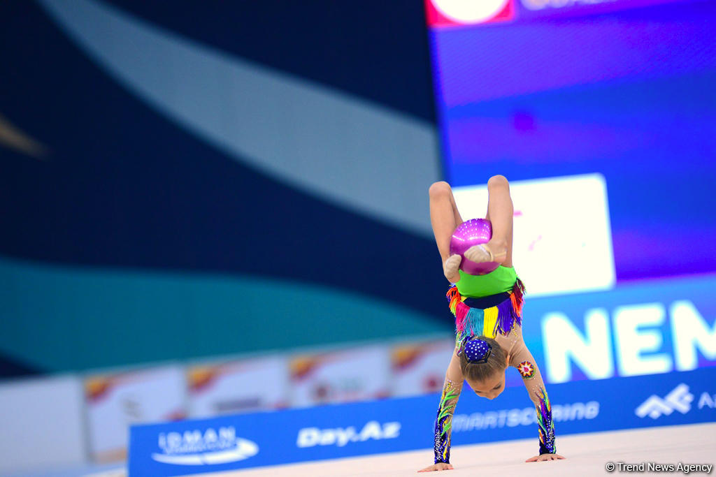 ‪Milli Gimnastika Arenasında “GymBala” beynəlxalq turnirinin birinci günü yekunlaşıb (FOTO)