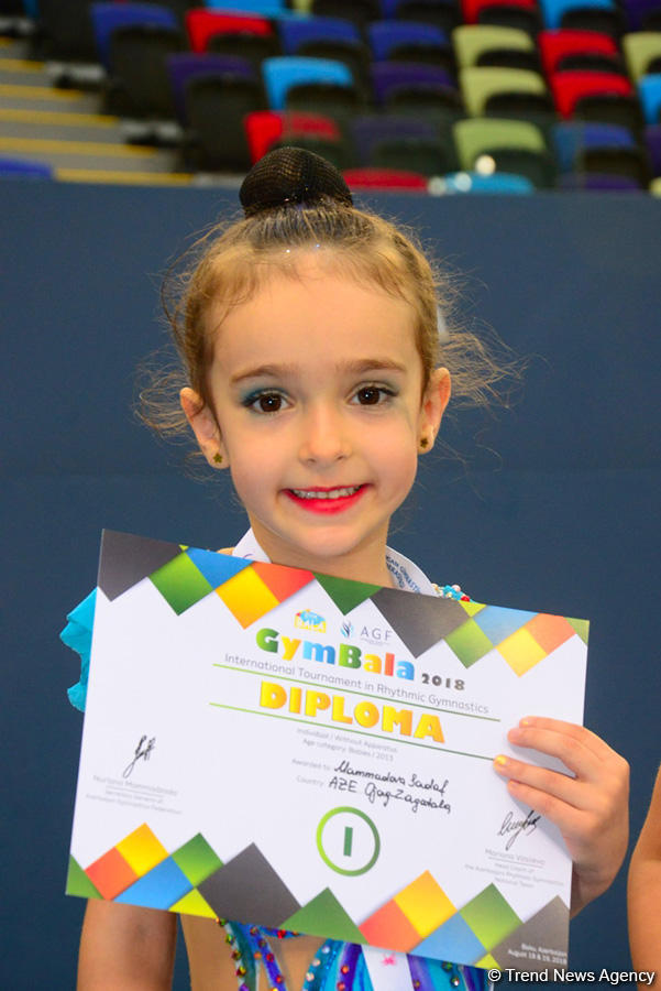 Bədii gimnastika üzrə “GymBala” beynəlxalq turnirinin ilk gününün mükafatçıları mükafatlandırılıb (FOTO)