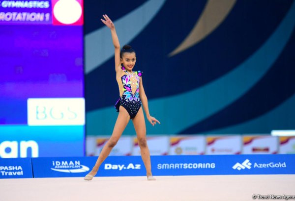 Bakıda bədii gimnastika üzrə "GymBala" beynəlxalq turnirinin ikinci gününə start verilib (FOTO)