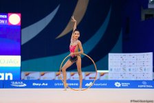 Bakıda bədii gimnastika üzrə "GymBala" beynəlxalq turnirinin ikinci gününə start verilib (FOTO)