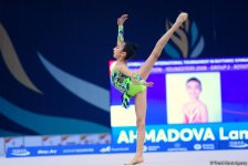 Bakıda bədii gimnastika üzrə "GymBala" beynəlxalq turnirinin ikinci gününə start verilib (FOTO)