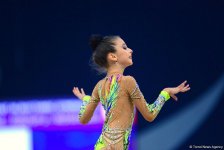 Bakıda bədii gimnastika üzrə "GymBala" beynəlxalq turnirinin ikinci gününə start verilib (FOTO)