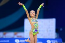 Bakıda bədii gimnastika üzrə "GymBala" beynəlxalq turnirinin ikinci gününə start verilib (FOTO)