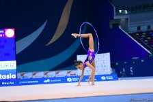 Bakıda bədii gimnastika üzrə "GymBala" beynəlxalq turnirinin ikinci gününə start verilib (FOTO)
