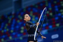 Bakıda bədii gimnastika üzrə "GymBala" beynəlxalq turnirinin ikinci gününə start verilib (FOTO)