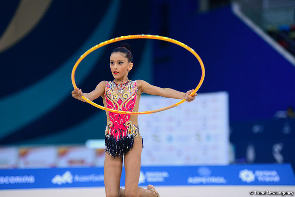 Bakıda bədii gimnastika üzrə "GymBala" beynəlxalq turnirinin ikinci gününə start verilib (FOTO)