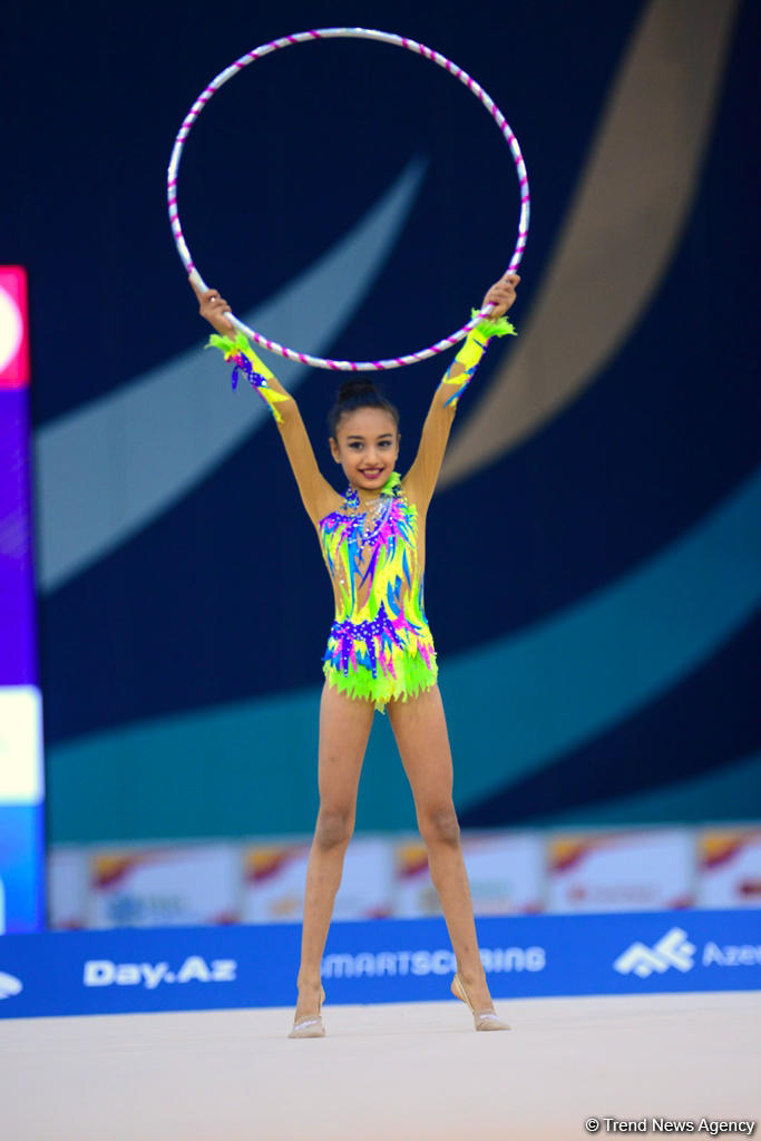 Bakıda bədii gimnastika üzrə "GymBala" beynəlxalq turnirinin ikinci gününə start verilib (FOTO)