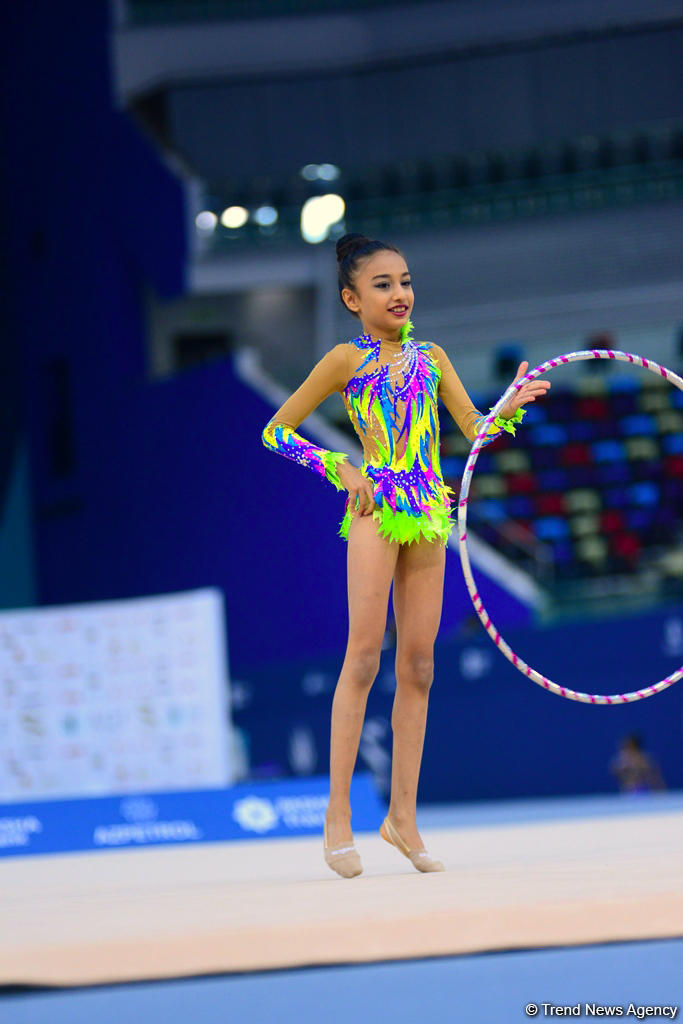 Bakıda bədii gimnastika üzrə "GymBala" beynəlxalq turnirinin ikinci gününə start verilib (FOTO)