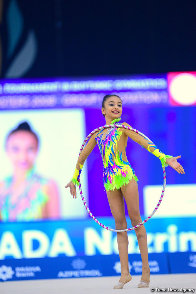Bakıda bədii gimnastika üzrə "GymBala" beynəlxalq turnirinin ikinci gününə start verilib (FOTO)