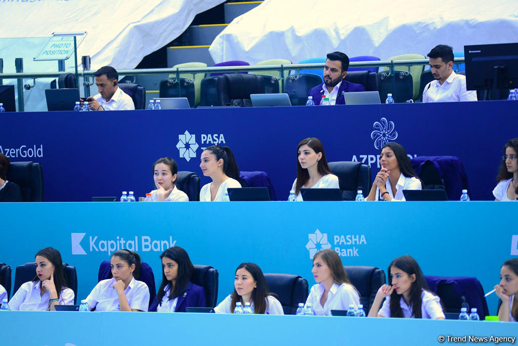 Bakıda bədii gimnastika üzrə "GymBala" beynəlxalq turnirinin ikinci gününə start verilib (FOTO)