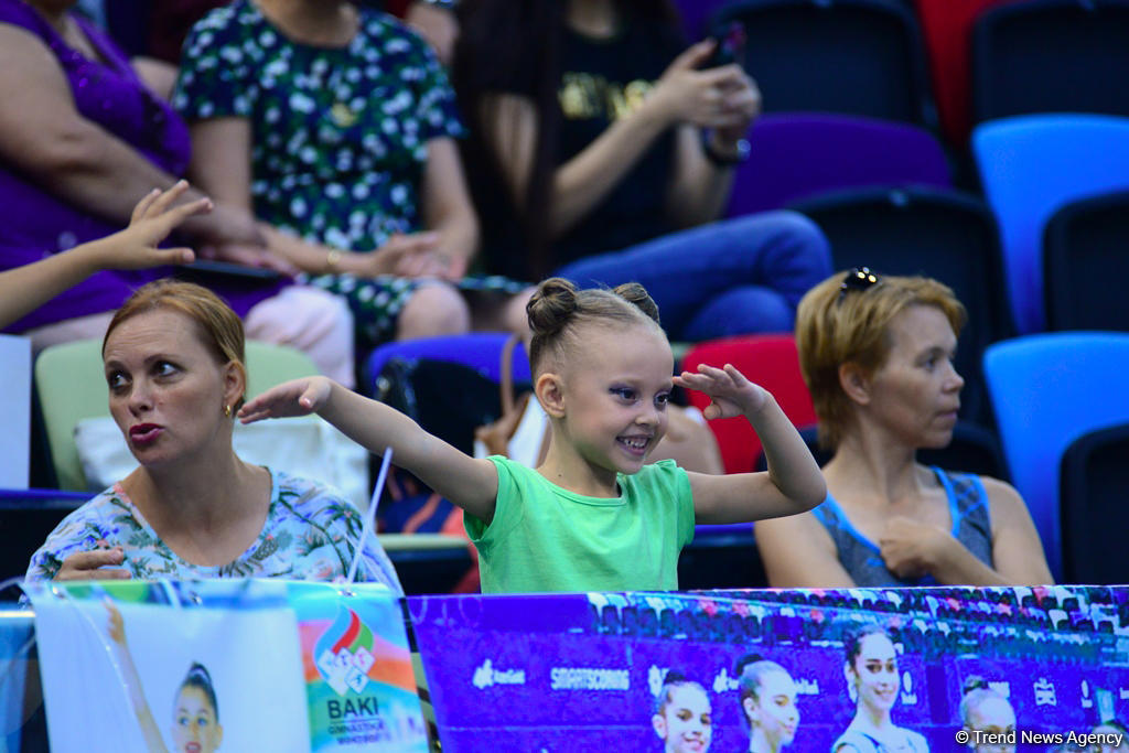 Bakıda bədii gimnastika üzrə "GymBala" beynəlxalq turnirinin ikinci gününə start verilib (FOTO)