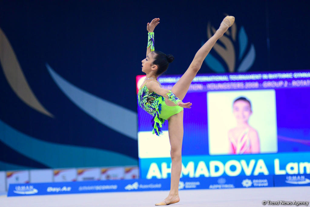Bakıda bədii gimnastika üzrə "GymBala" beynəlxalq turnirinin ikinci gününə start verilib (FOTO)