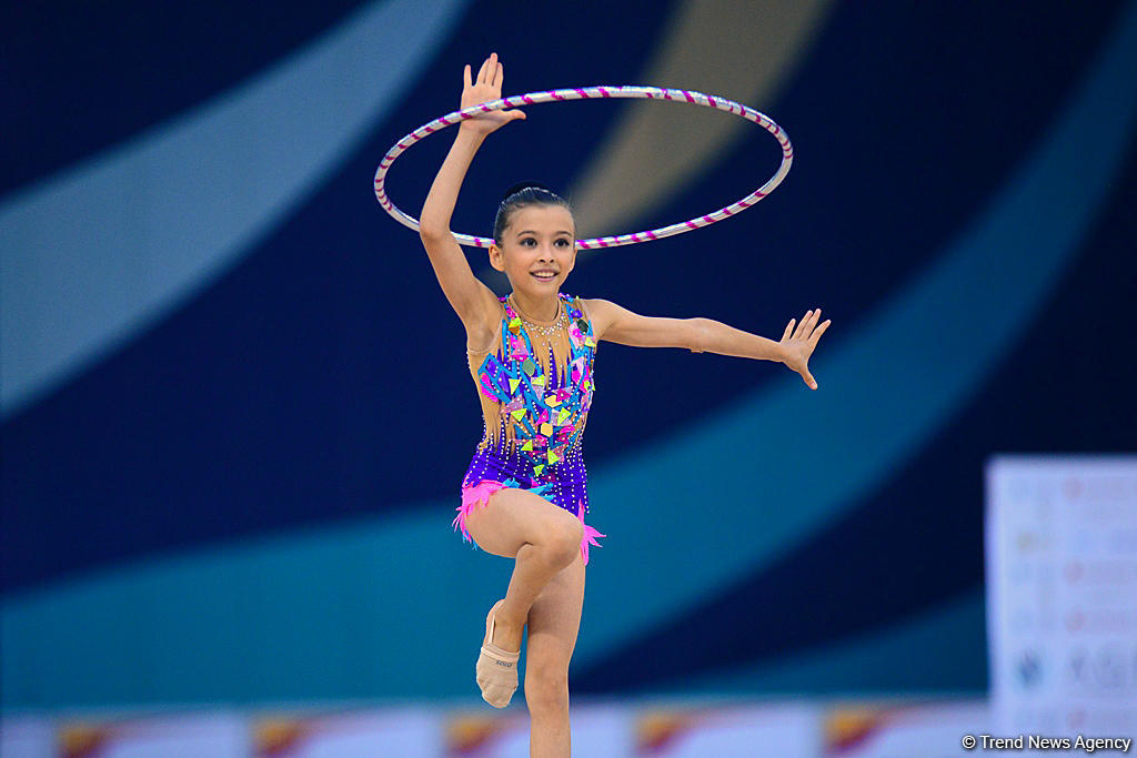 Bakıda bədii gimnastika üzrə "GymBala" beynəlxalq turnirinin ikinci gününə start verilib (FOTO)