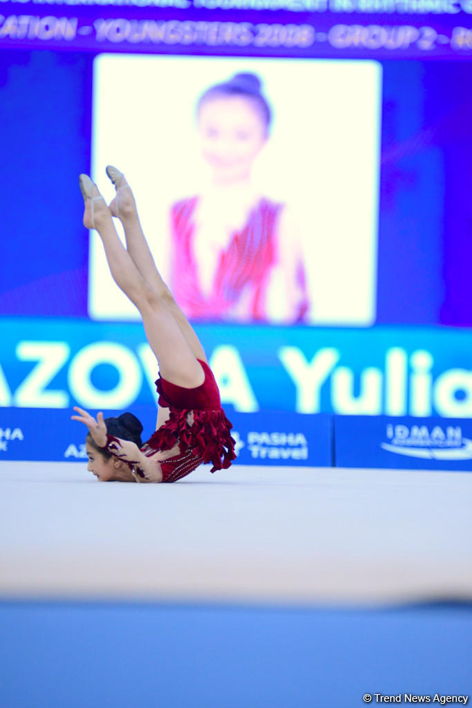 Bakıda bədii gimnastika üzrə "GymBala" beynəlxalq turnirinin ikinci gününə start verilib (FOTO)