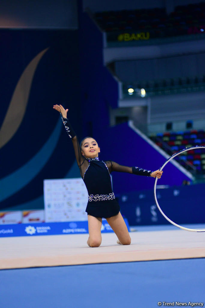 Bakıda bədii gimnastika üzrə "GymBala" beynəlxalq turnirinin ikinci gününə start verilib (FOTO)