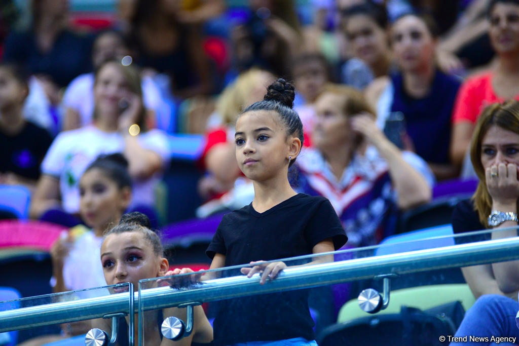 Bakıda bədii gimnastika üzrə "GymBala" beynəlxalq turnirinin ikinci gününə start verilib (FOTO)