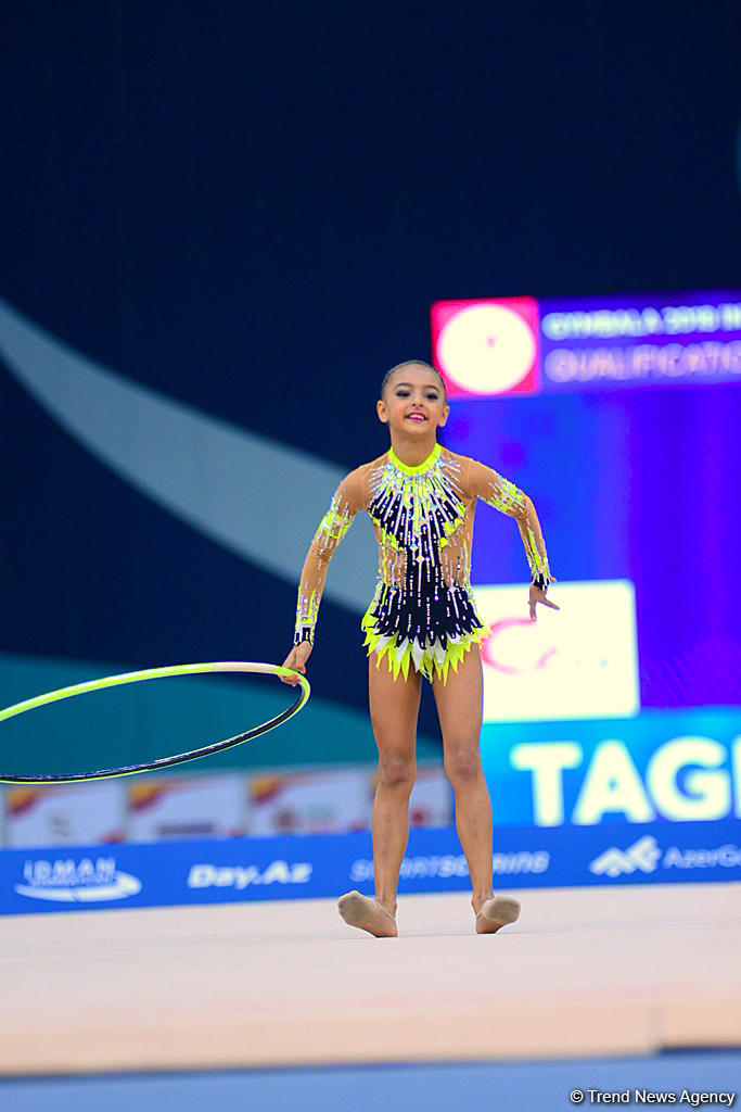 Bakıda bədii gimnastika üzrə "GymBala" beynəlxalq turnirinin ikinci gününə start verilib (FOTO)
