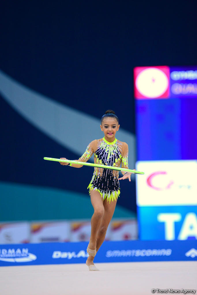 Bakıda bədii gimnastika üzrə "GymBala" beynəlxalq turnirinin ikinci gününə start verilib (FOTO)