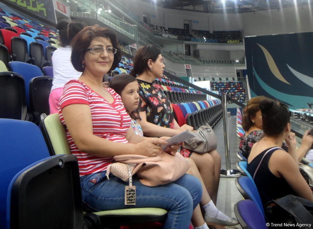 Tamaşaçı: Azərbaycanda dünya səviyyəli gimnastika arenası olduğuna görə qürur duyuram
