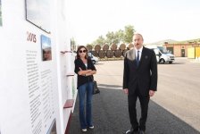 Prezident İlham Əliyev və birinci xanım Mehriban Əliyeva Şamaxıda üzümçülük və şərabçılıq kompleksinin açılışında iştirak ediblər (FOTO)