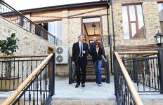 Prezident İlham Əliyev və birinci xanım Mehriban Əliyeva Şamaxıda üzümçülük və şərabçılıq kompleksinin açılışında iştirak ediblər (FOTO)