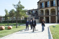Prezident İlham Əliyev və birinci xanım Mehriban Əliyeva Şamaxıda üzümçülük və şərabçılıq kompleksinin açılışında iştirak ediblər (FOTO)