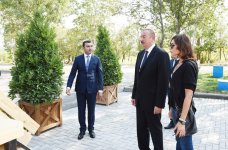Prezident İlham Əliyev və birinci xanım Mehriban Əliyeva Şamaxıda üzümçülük və şərabçılıq kompleksinin açılışında iştirak ediblər (FOTO)