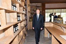 Prezident İlham Əliyev və birinci xanım Mehriban Əliyeva Şamaxıda üzümçülük və şərabçılıq kompleksinin açılışında iştirak ediblər (FOTO)